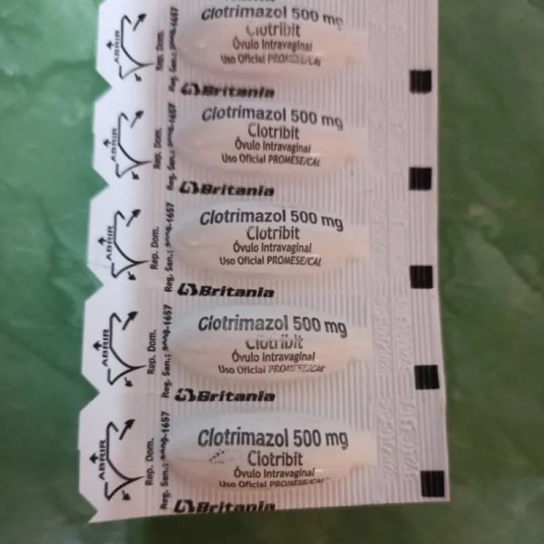OVULOS DE CLOTRIMAZOL 5TAB 500mg