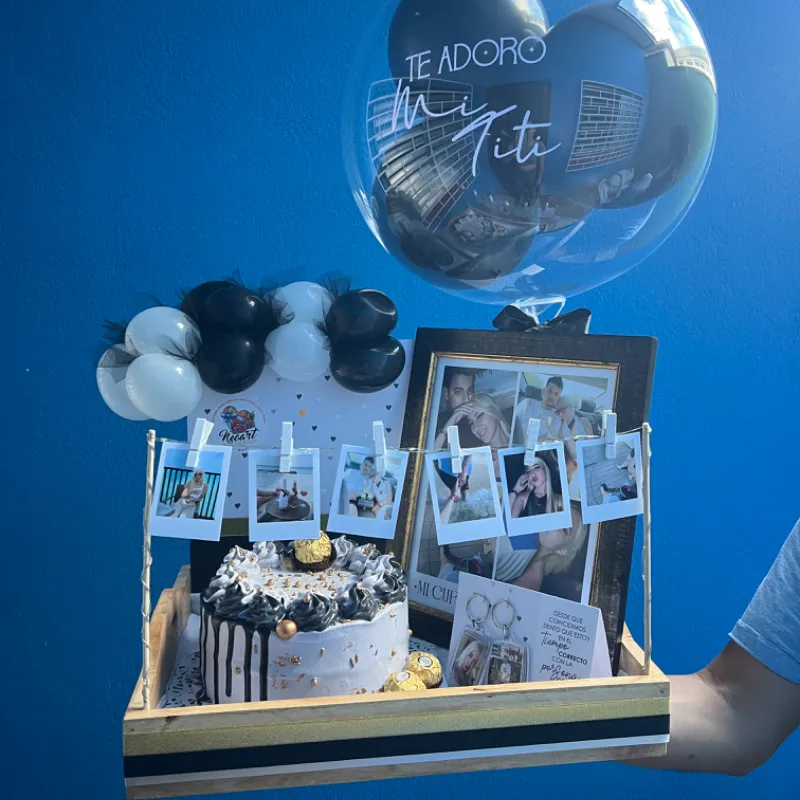 Ancheta colgante de fotografías