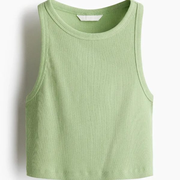 Camiseta cropped sin mangas