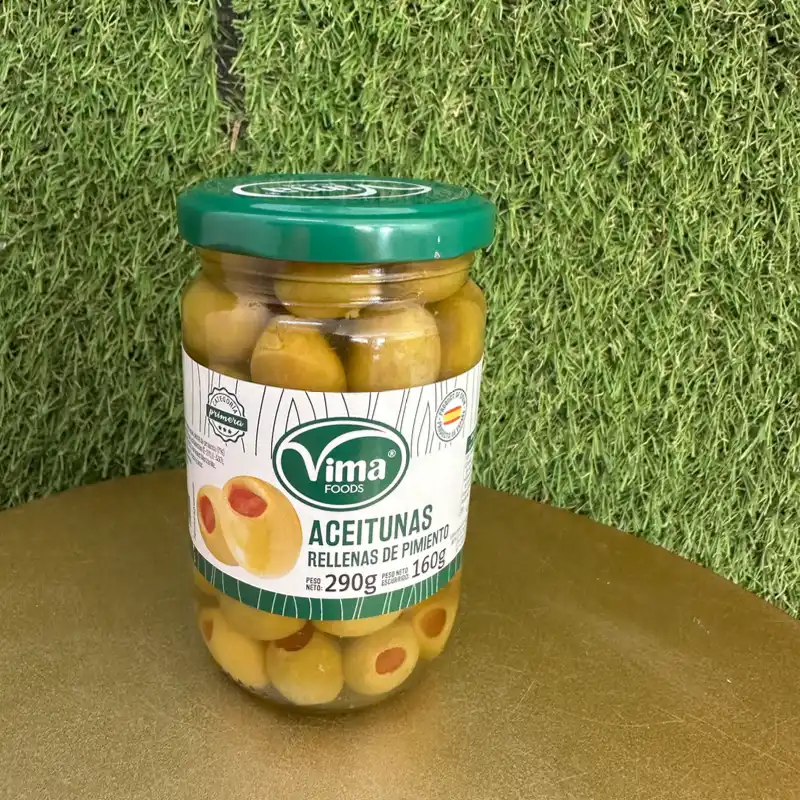 Aceitunas rellenas de pimiento