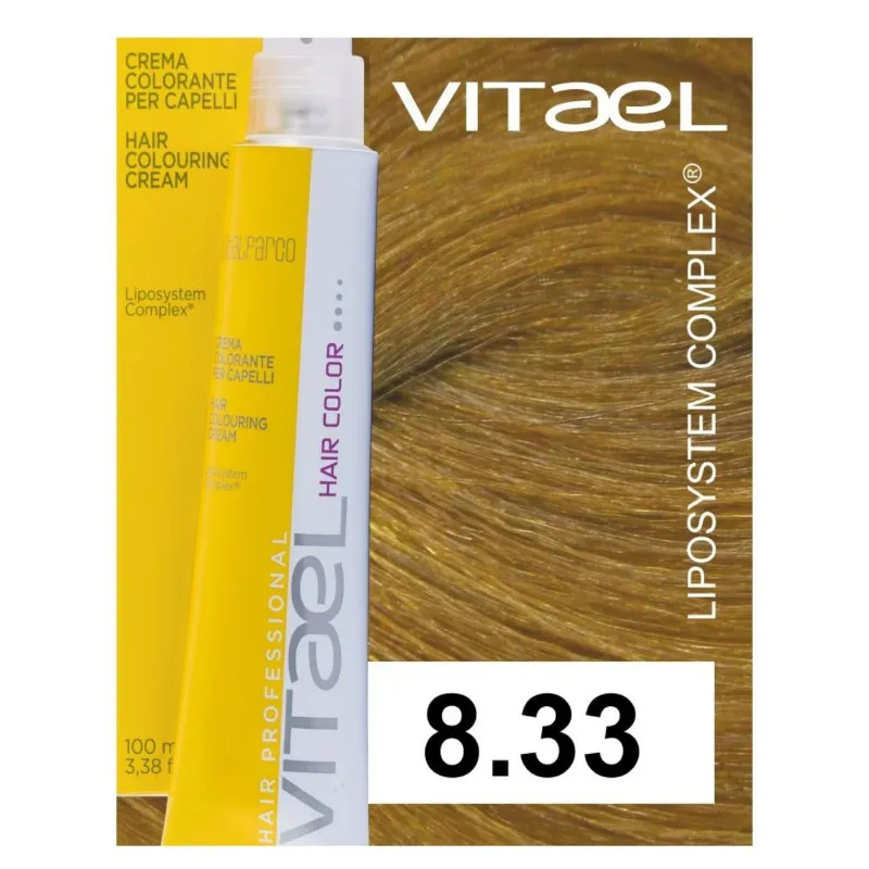 Vitael Color 8.33 rubio claro dorado intenso cod: 030
