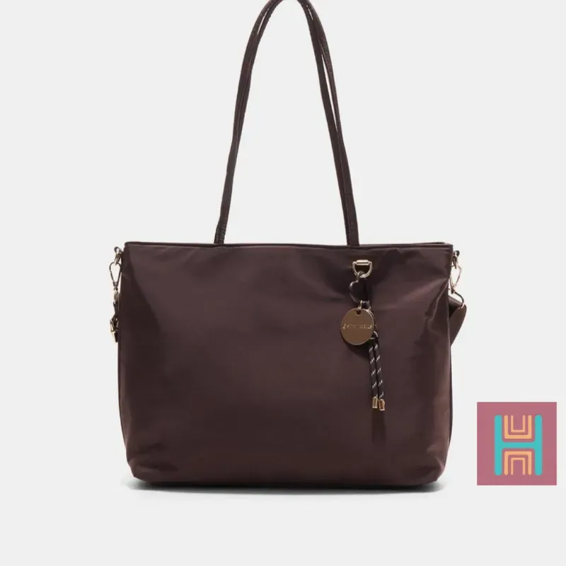 BOLSO SHOPPER TEJIDO CHARM ROJO 0137