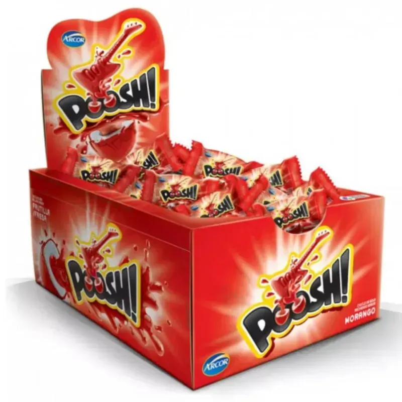 Chicle poosh de fresa
