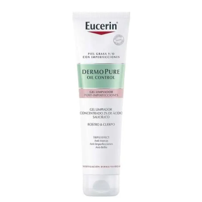 Eucerin DermoPure Oil Control Gel Limpiador Concentrado Post-Imperfecciones