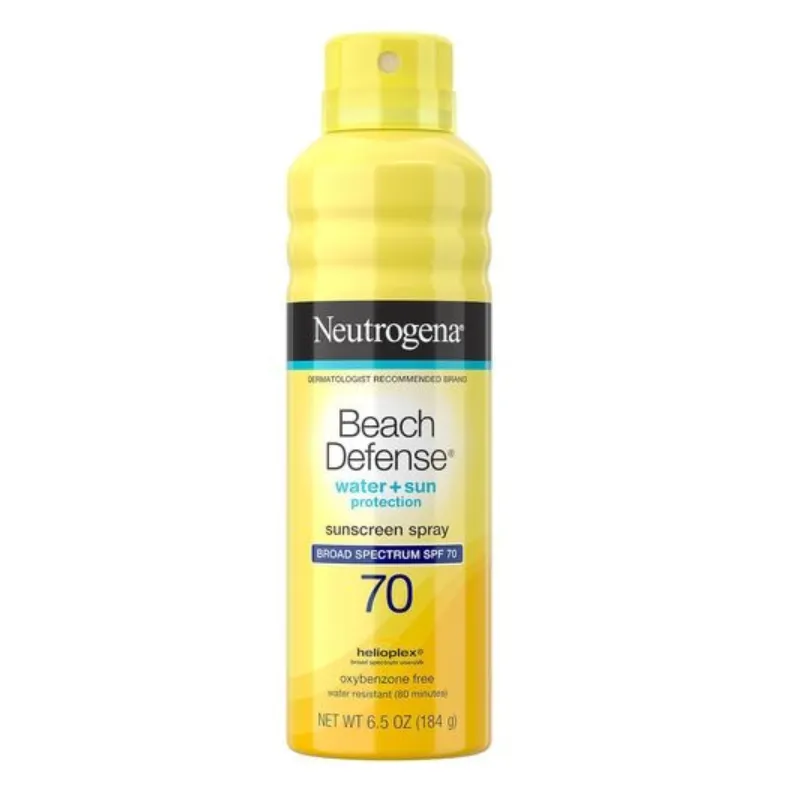 Beach Defense Sunscreen Spray SPF 70, 184g Neutrogena