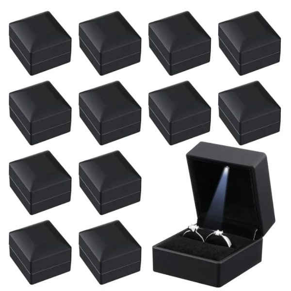 Cajas de terciopelo con luz led