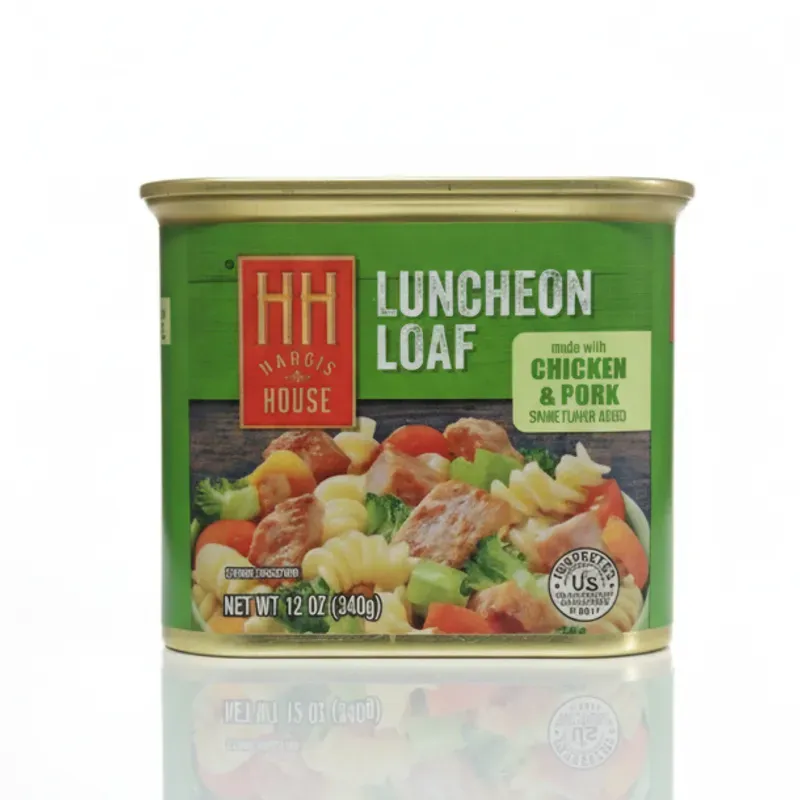 Jamón cocido de cerdo y pollo (enlatado)