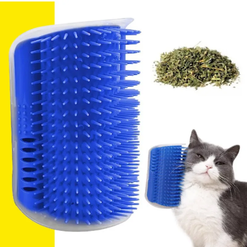 Cepillo rascador esquinero para gatos