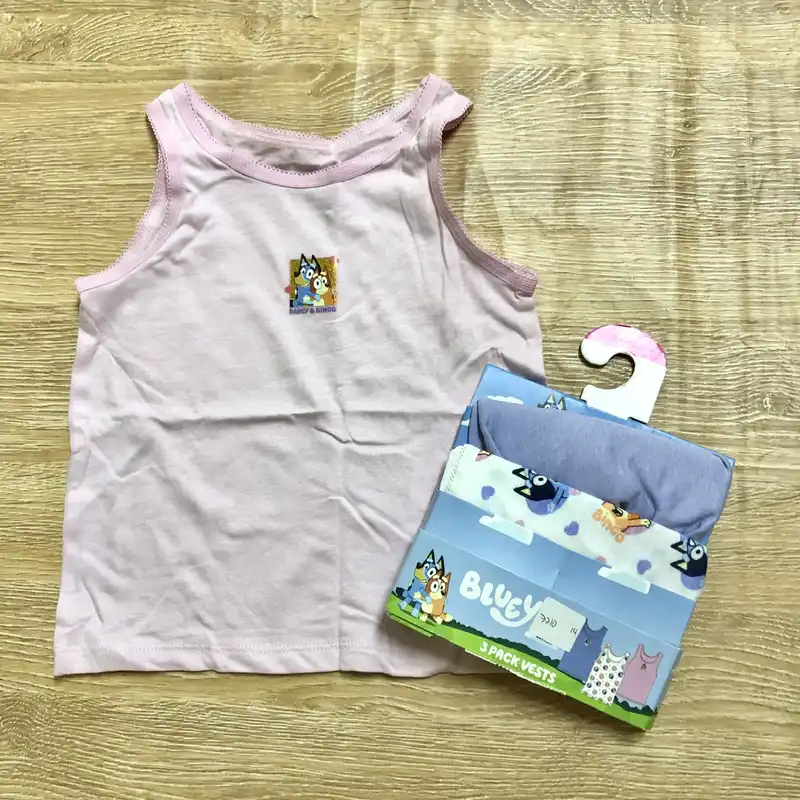 Pack de 3 camisetas de Bluey