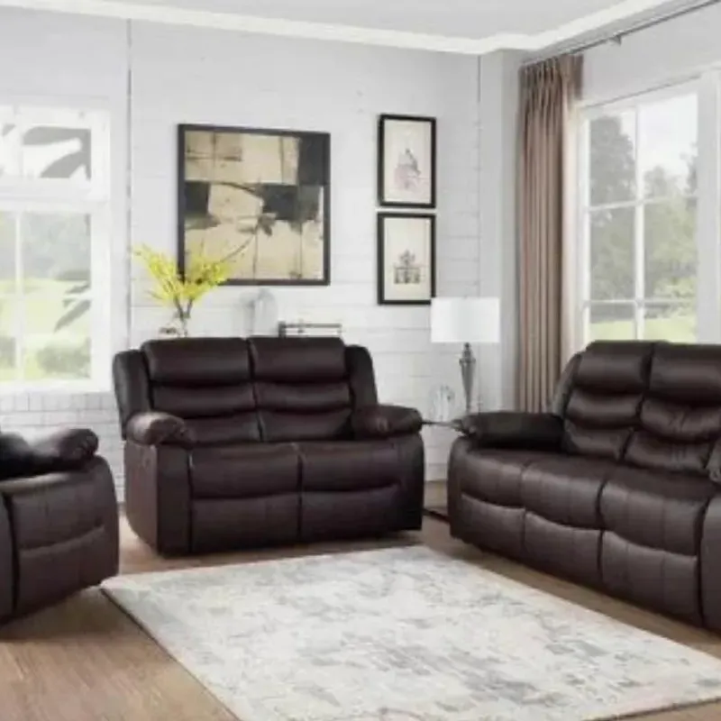 Juego de living o sofas reclinables 3-2-1