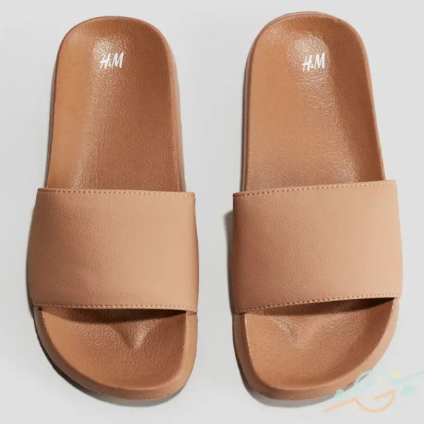 Chancleta marrón H&M