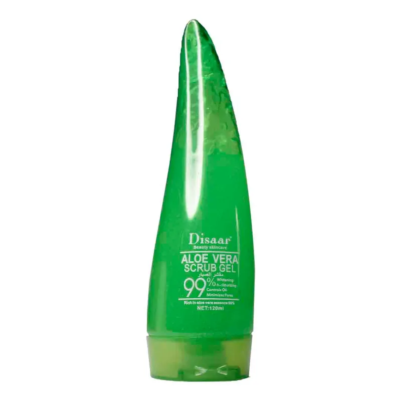 EXFOLIANTE SCRUB GEL DE ALOE VERA DISAAR 120ML