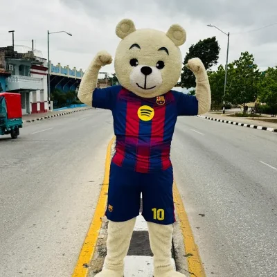 Osito futbolista