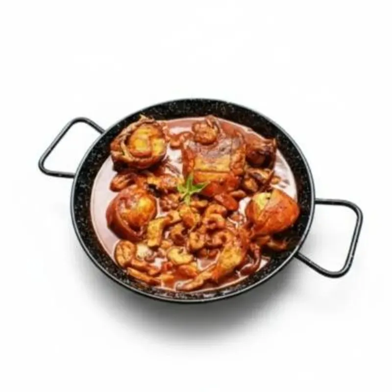 Cazuela de Mariscos para 2 - Langosta, Camarones y Pescado Fresco, con Arroz Moro y Viandas - Experiencia Gourmet