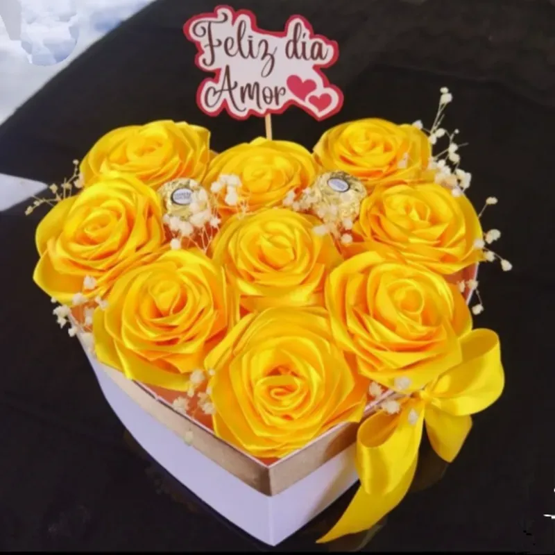 Cesta corazón eterno