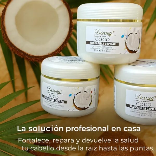 Tratamiento capilar de coco