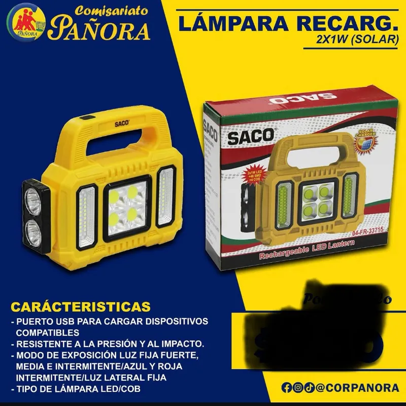 Lámpara Recargable