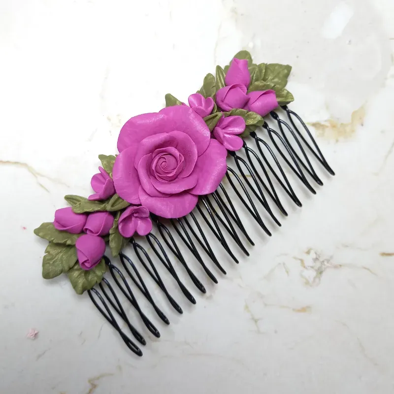 ✨ Peineta Magenta✨