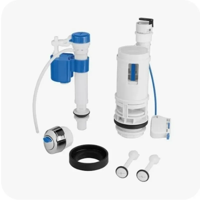 Herraje botón para baño