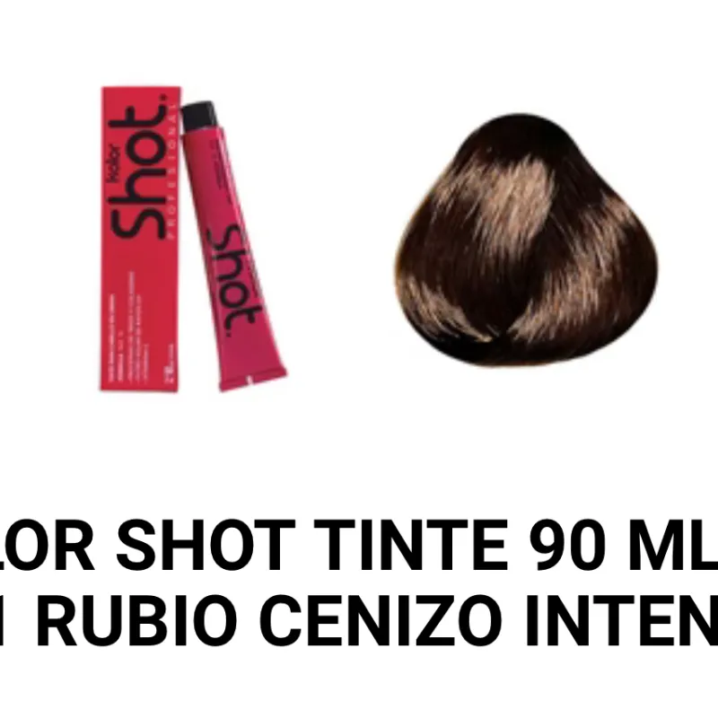 Tinte Shot #7.11 Rubio cenizo intenso