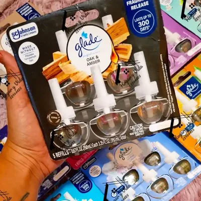 Estuche d 5 repuestos glade eléctrico Oak & Amber (roble y ámbar)