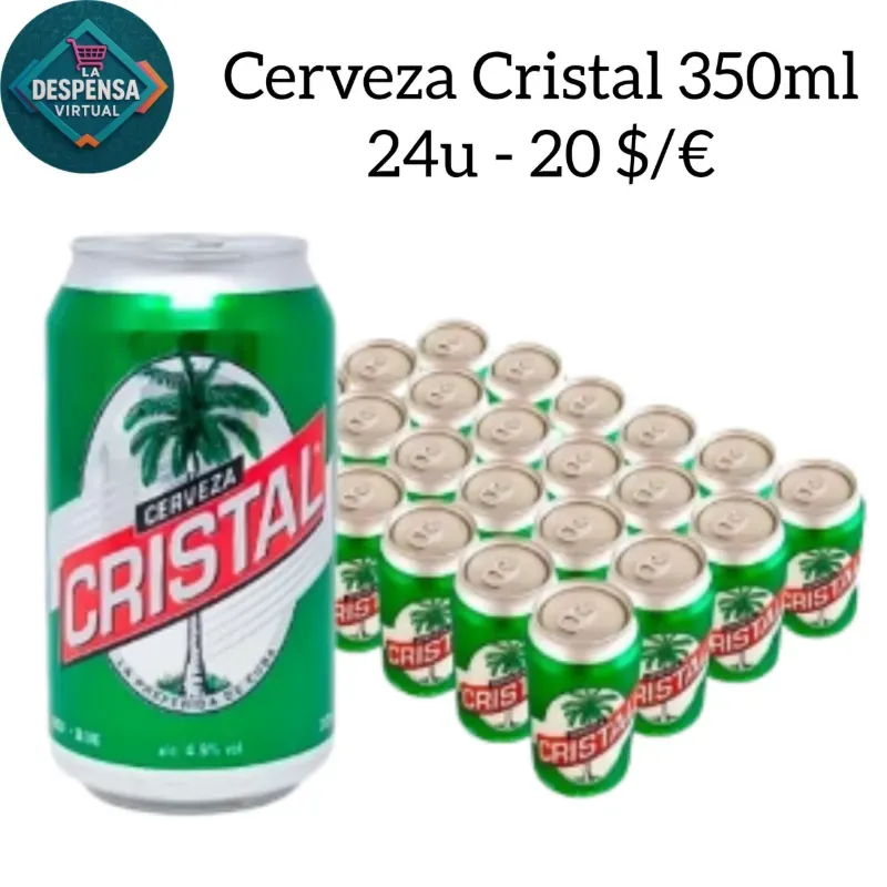 Cerveza Cristal 350ml - 24u