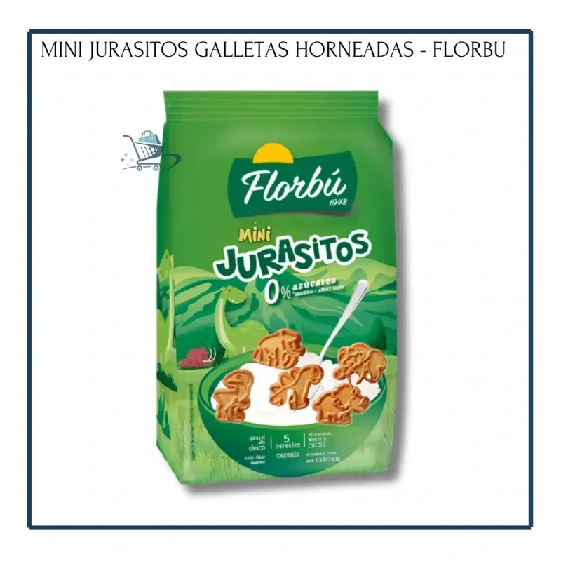Mini Jurasitos de Galletas Horneadas - Florbu (500g)