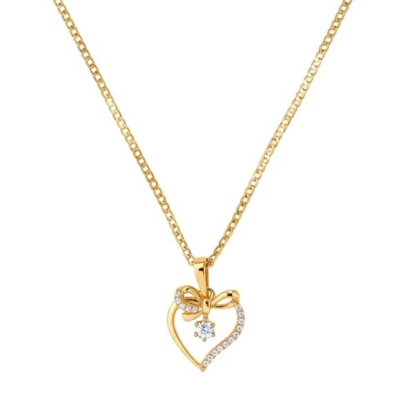 Cadena con dije de corazón
