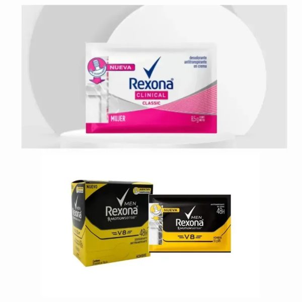 Mini dosis de desodorante Rexona