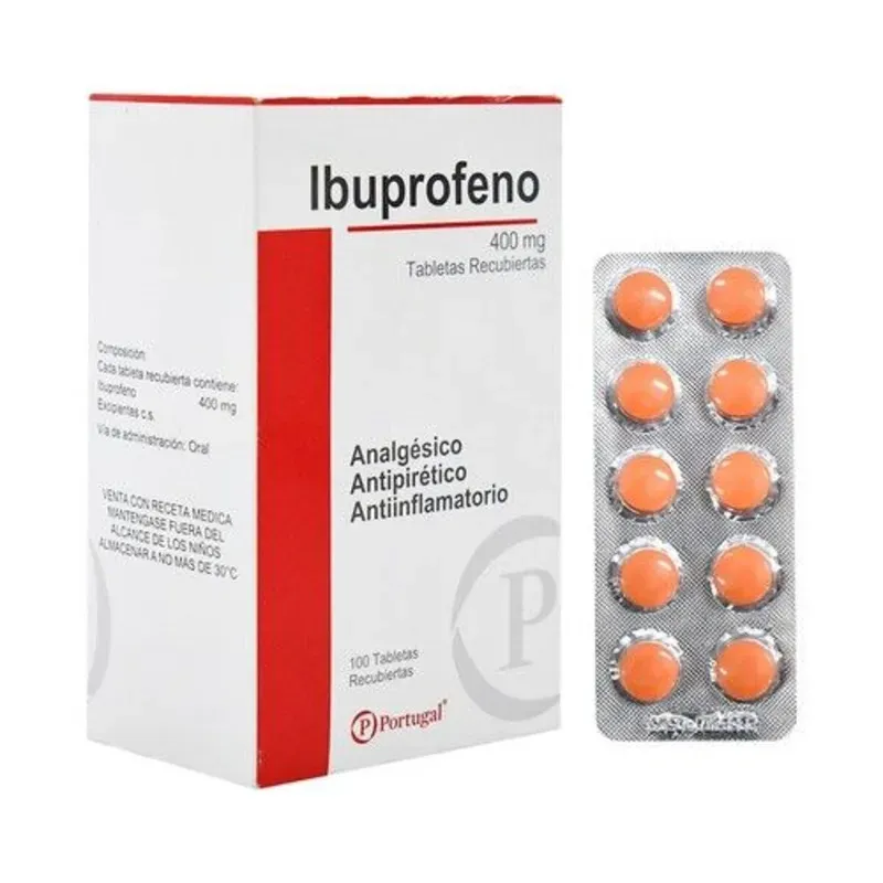 Ibuprofeno 400mg, 10t)