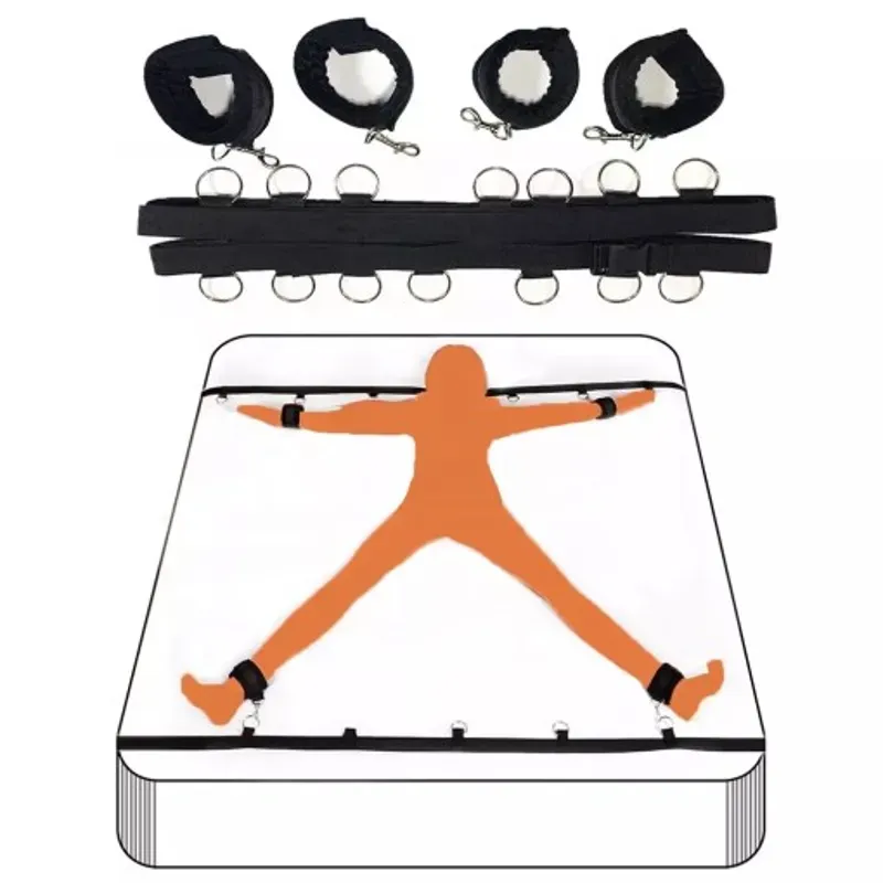 ‼️Set BDSM esposas atadas a la cama‼️