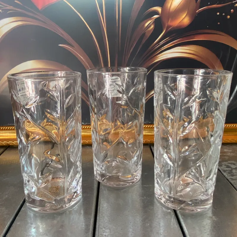 Juego de Vasos de Cristal