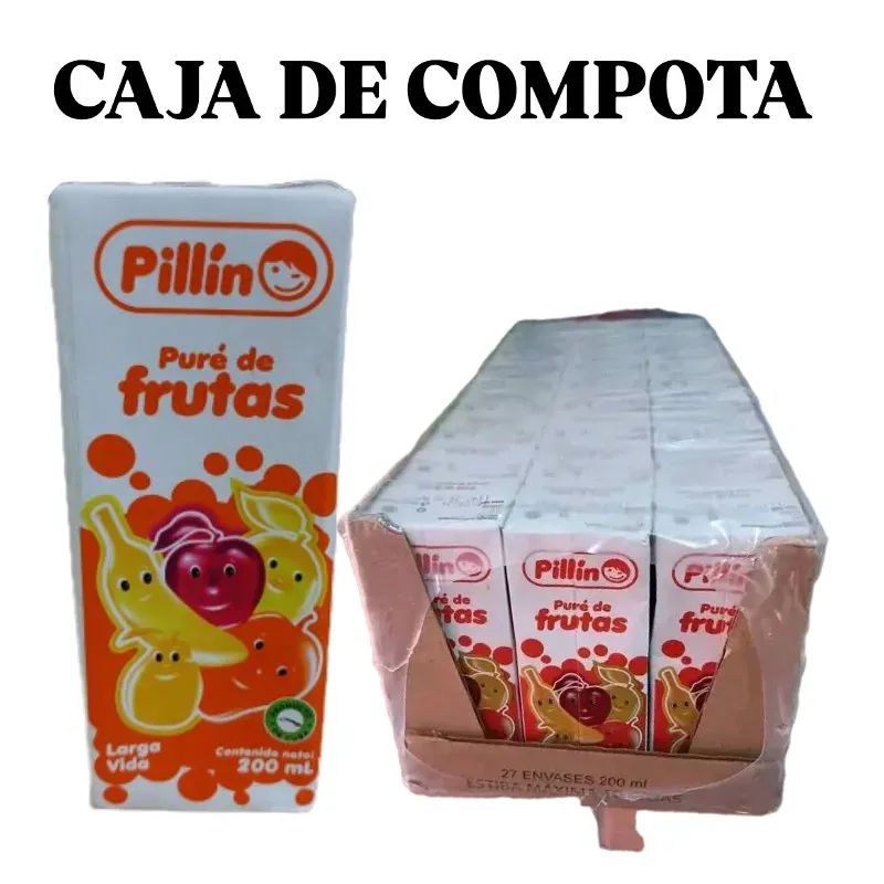 CAJA DE COMPOTA( 27 unidades) 