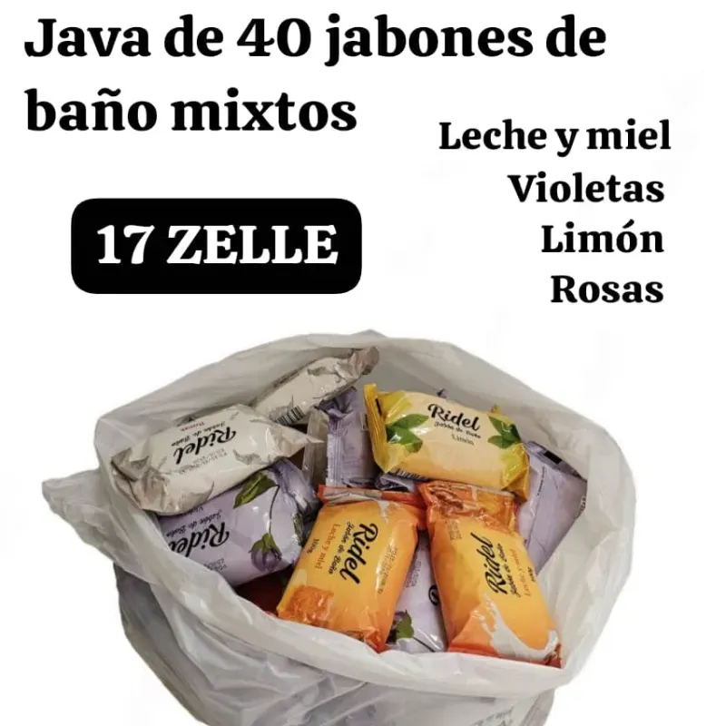 Java de jabones de baño
