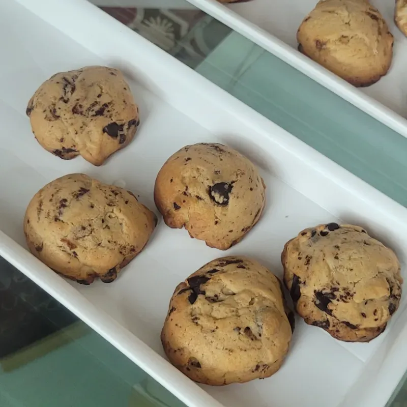 Galletas estilo New York con chocolate.