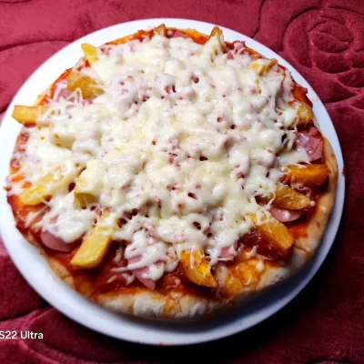 Fast ‍♂️The Blessing Pizza  con Queso  Gouda 