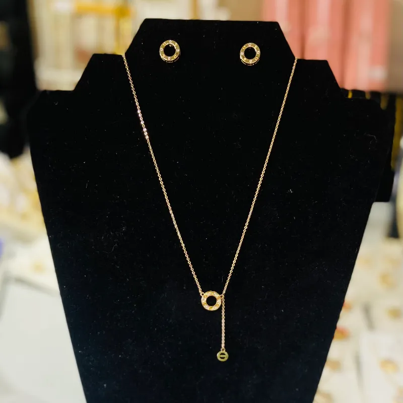 Set de cadena y aretes  ✨