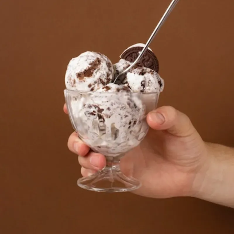 Helado de Rizado de Vainilla - Tina de 4.5 litros - *Cremoso y con chocolate