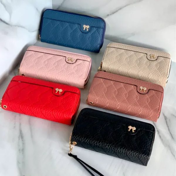 Monederos de doble zipper