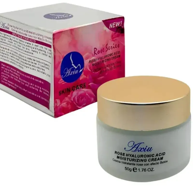 CREMA AXIU CON EXTRACTO DE ROSAS Y ÁCIDO HIALURÓNICO 
