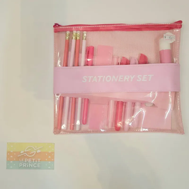 Estuche escolar rosa PRIMARK