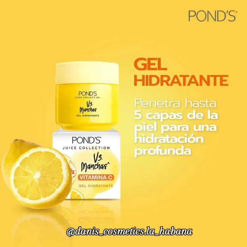 Gel facial aclarador con Vc