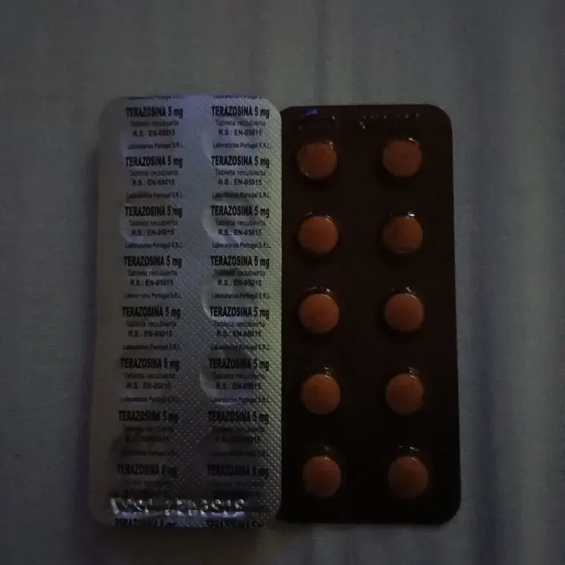 Terazocina de 5 mg de 10 Tabletas