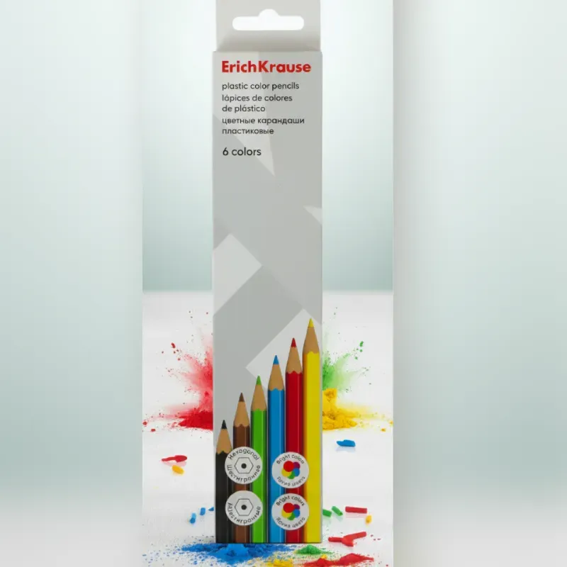 Caja colores de madera 6U