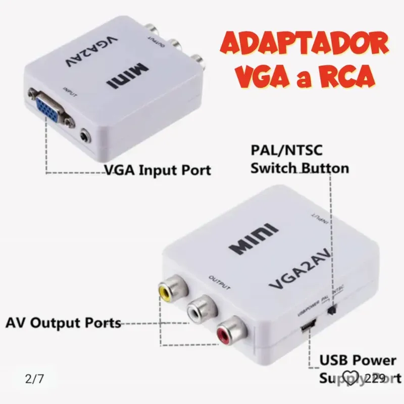 Adaptador -- VGA a RCA
