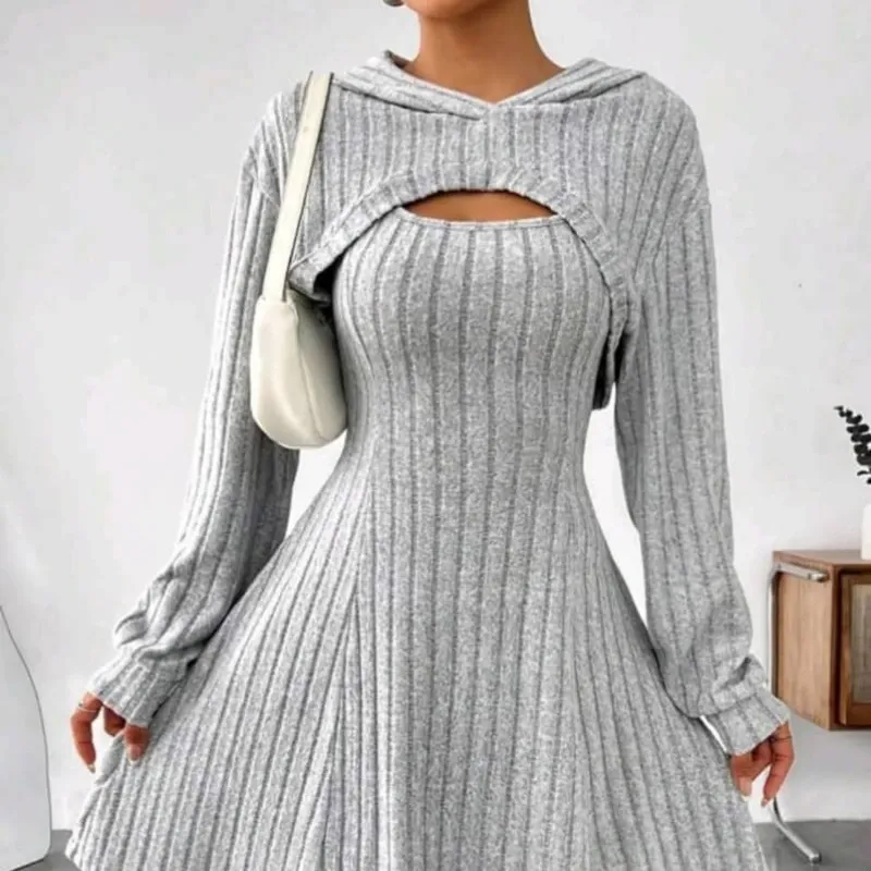 Conjunto de vestido y abrigo