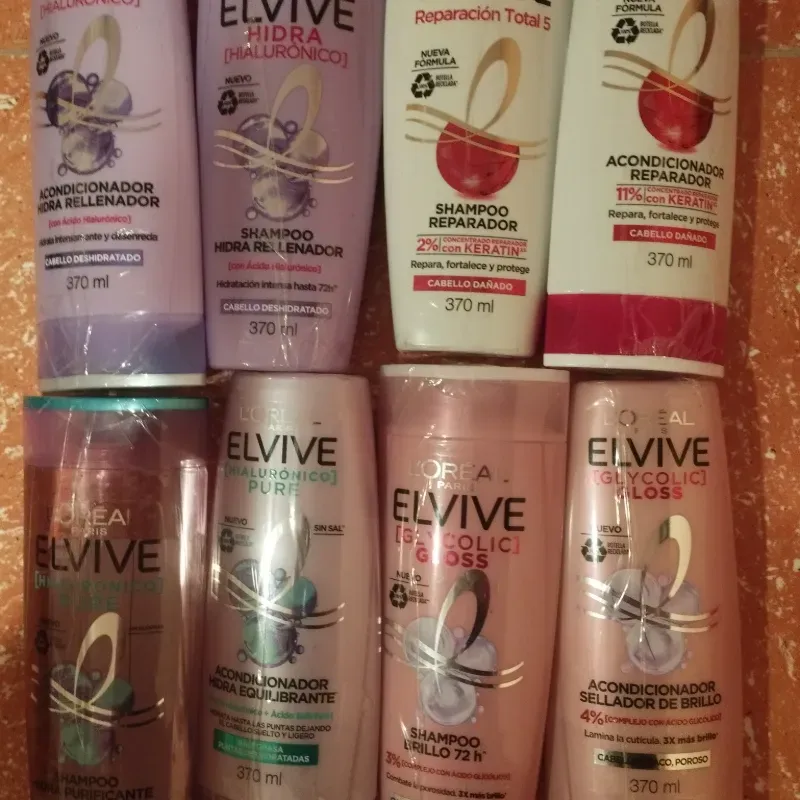 Juego de shampoo y acondicionador Loreal