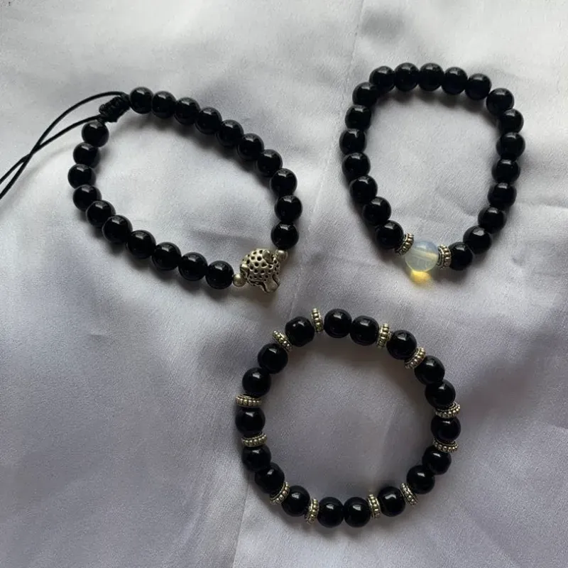 Pulseras de piedra onix