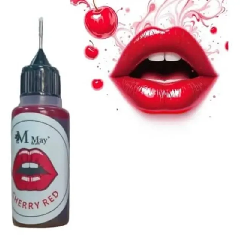 Tinta para labios cherry red