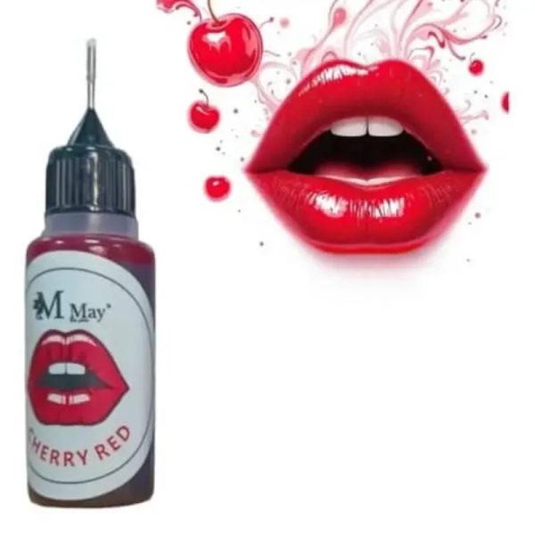 Tinta para labios cherry red